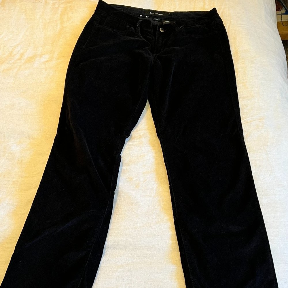 Calvin Klein Jeans | Black Straight Leg Corduroy Jeans Size 12